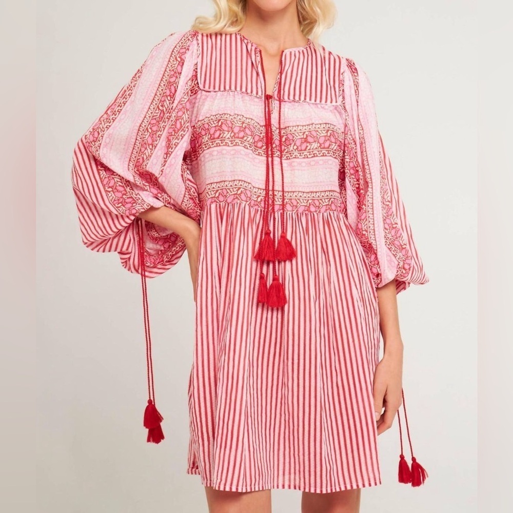 A9 Antik Batik Amelie Striped Dress